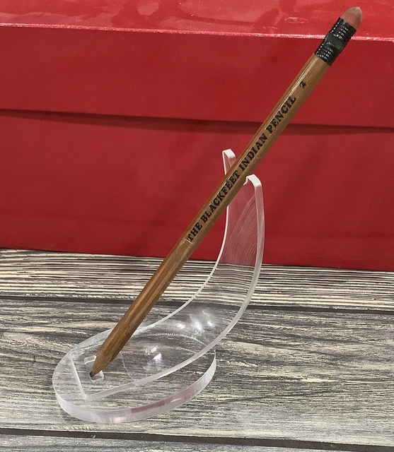 VINTAGE SHARPENED PENCIL The Blackfeet Indian Wood Grain $9.00 - PicClick