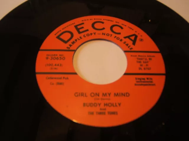 BUDDY HOLLY repro 45 - Ting-A-Ling   FREE POSTAGE