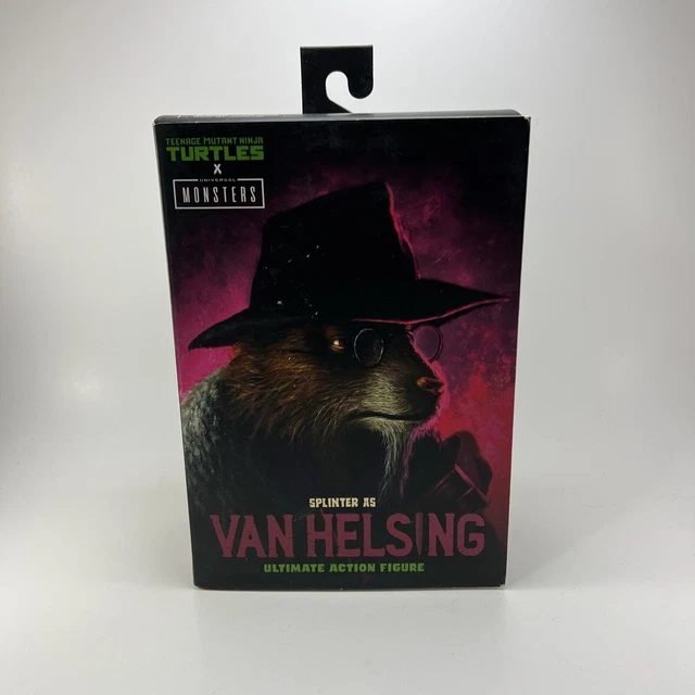 NECA Universal Monsters x Teenage Mutant Ninja Turtles Splinter Van Helsing New