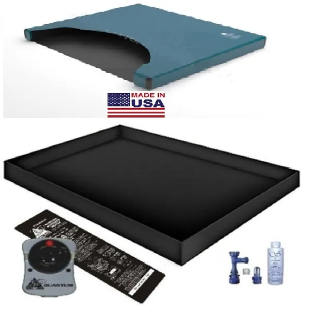 22 Mil Free Flow Waterbed Mattress / Liner / Heater / Fill Drain Conditioner Kit