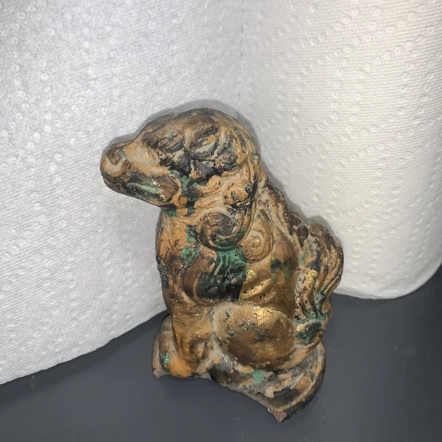 CAST IRON CHINESE Foo Dog Roof Tile see all pictures 23.80 PicClick