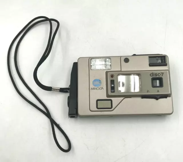 Vintage Minolta Disc-7 Camera Tested