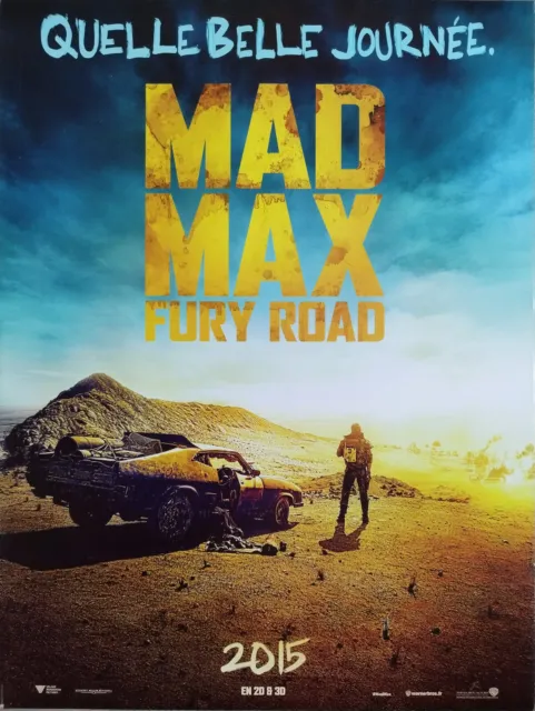 MAD MAX FURY ROAD Affiche Cinéma ROULEE 53 x 40 cm Movie Poster George Miller