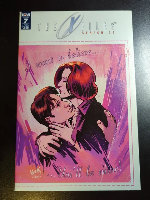 X-Files, The: Season 11 #7B IDW | Valentine variant - HIGH GRADE RARE HTF (B1)