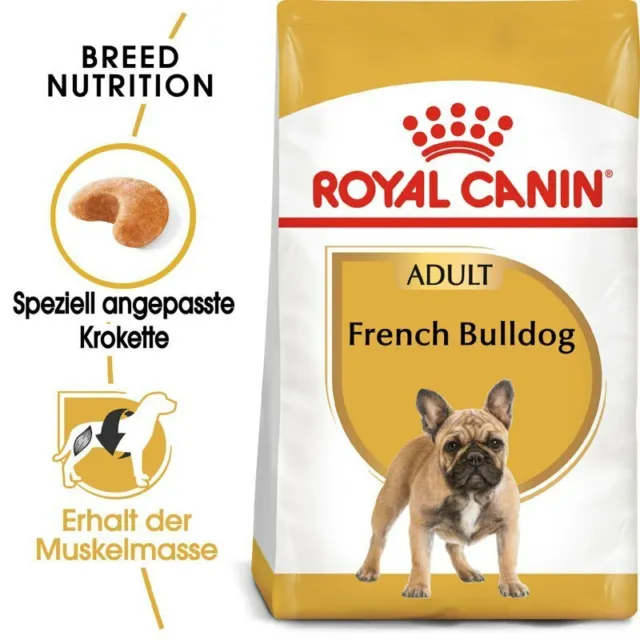 2 x 9 kg ROYAL CANIN French Bulldog Adult Hundefutter Französische Bulldogg