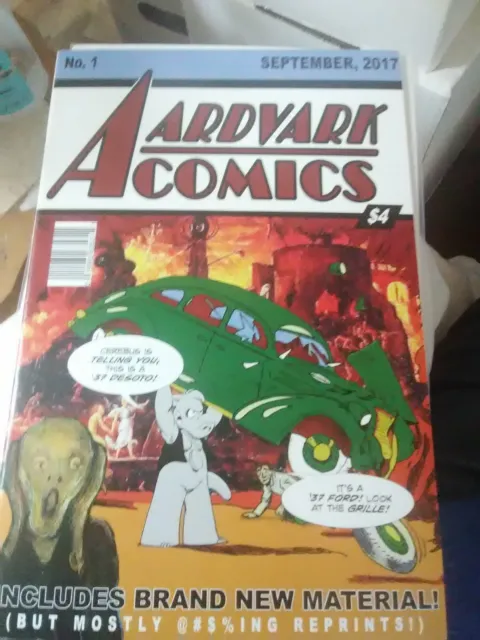 Aardvark Comics #1, Action Comics #1 Parody, Cerebus, Dave Sim, 2017