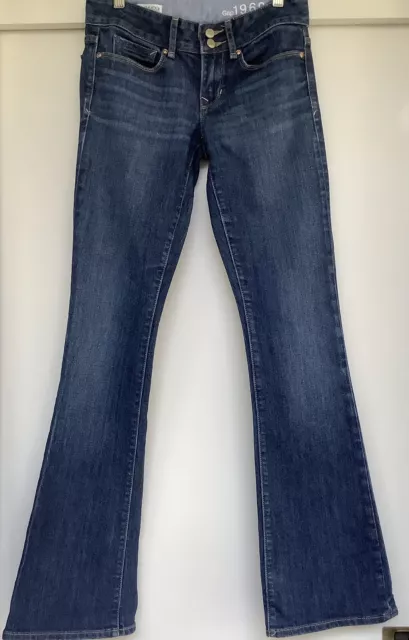 Women’s 24/00R GAP Stretch Double Button Mid Rise Perfect Boot  Denim Jeans