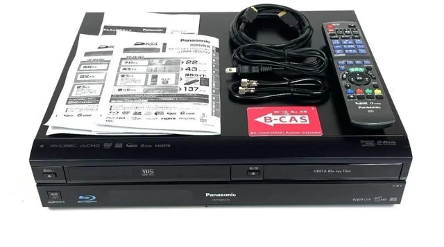 PANASONIC DMR-BR670V BD/DVD/VHS/HDD Recorder $1,595.15