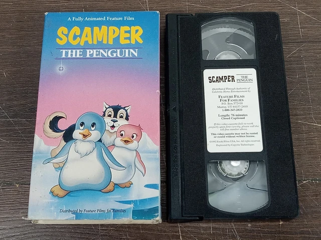 SCAMPER THE PENGUIN (VHS, 1992) Fully Animated Feature Film £7.19 ...