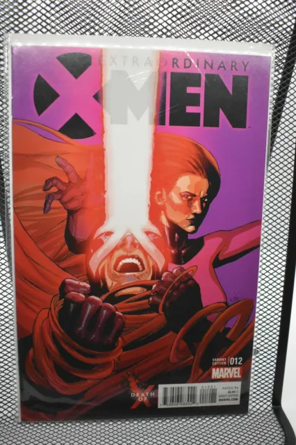 Extraordinary X-Men #12 Leinil Yu Death of X Variant Marvel Comics 2017 9.2