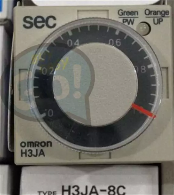 One OMRON Delay Timer H3JA-8C 200-240VAC New 3