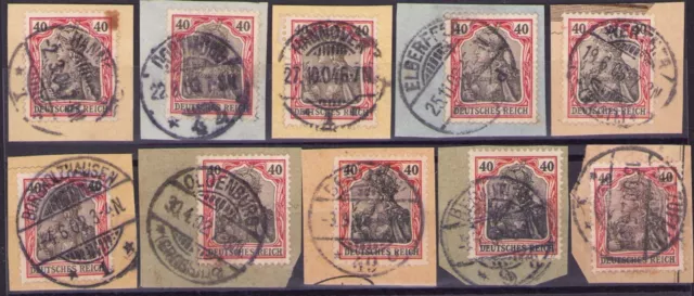 Deutsches Reich Germania Briefmarke LOT - H1133