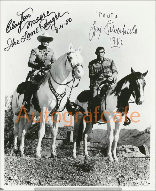 LONE RANGER 10 x 8 Inch Autographed Photo - High Quality Copy Of Original (b)