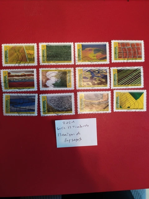 Lot timbres Tableaux - collection timbres France