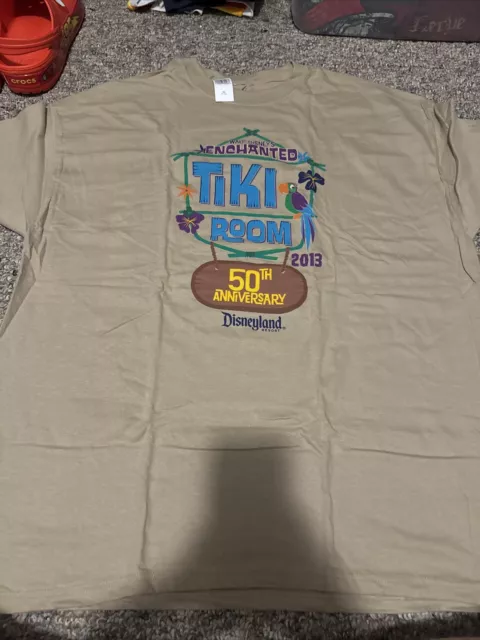 Disneyland Walt Disney’s Enchanted Tiki Room 50th Anniversary Adult 2XL Shirt