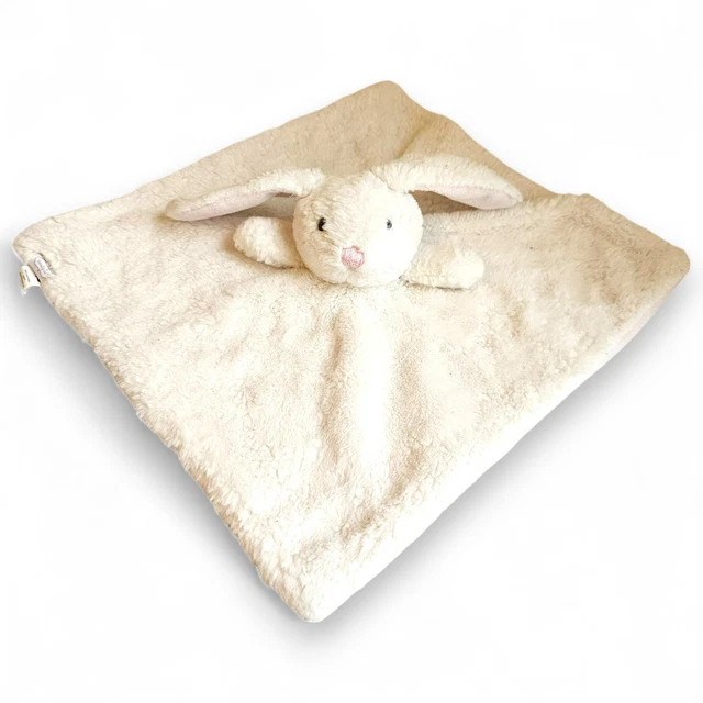 Couverture De Sécurité Bébé Mousseline Coton Lapin - Doudou Réconfortant 30x30 Cm
