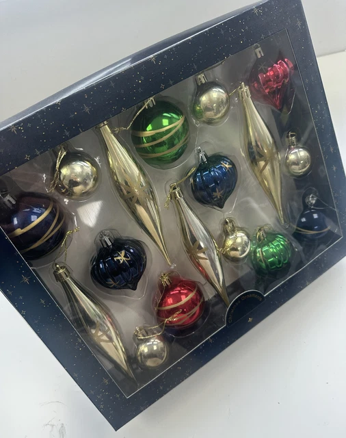 NEW Paperchase Multi Pack Baubles Christmas Ornaments Decorations
