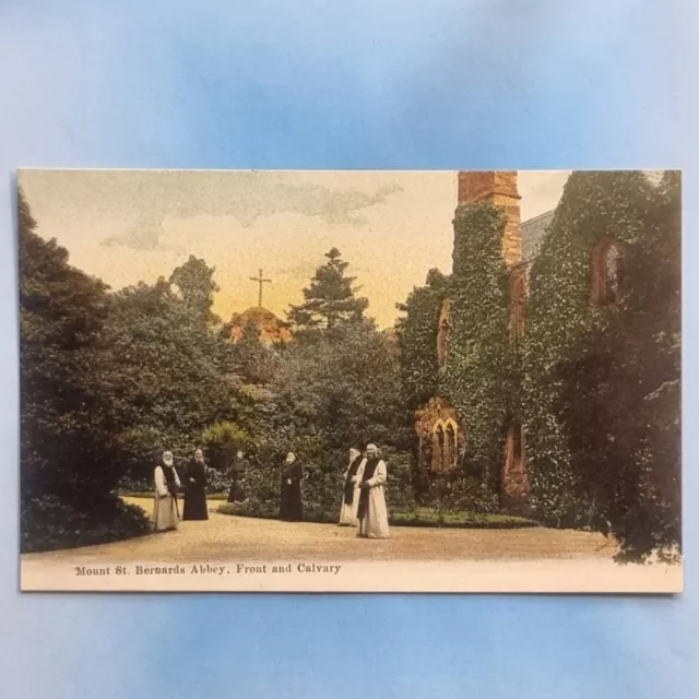 Coalville Postcard C1905 Early Mount St Bernards Abbey Early Tinted Leicester