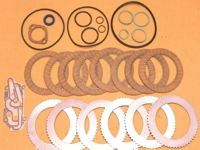 Clutch Reverser Rebuild Kit Plates & Seals For Jcb Backhoe 445/12307 445/03205