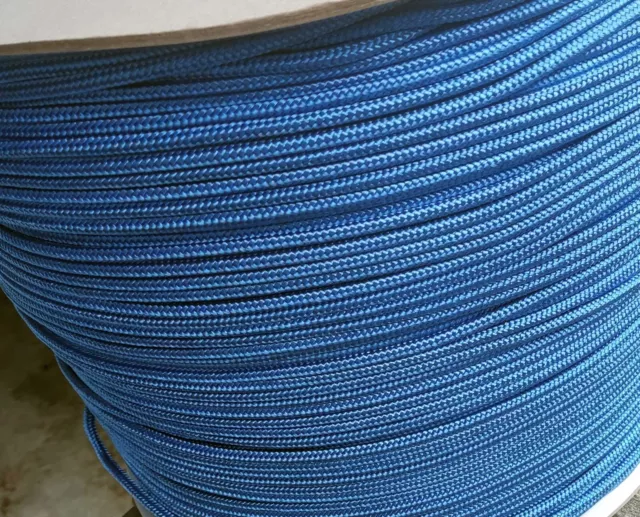 5mm x 10M BLUE DOUBLE BRAID DYNEEMA CORE MARINE SPECTRA SHEET HALYARD ROPE 920kg