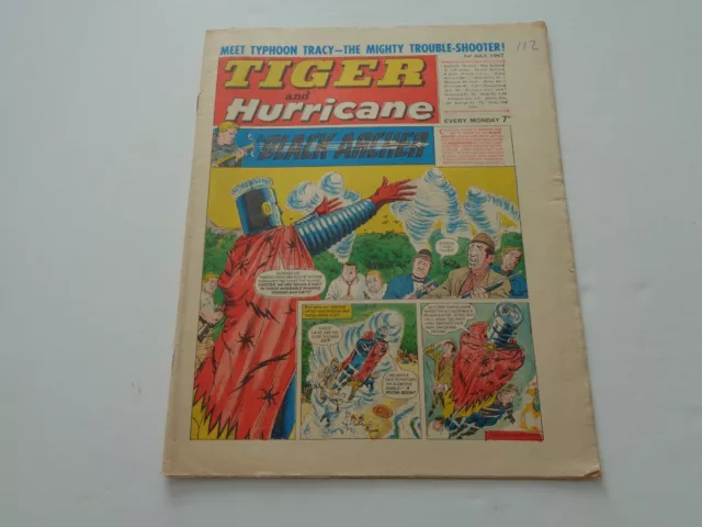 TIGER and HURRICANE COMIC - JULY 1st, 1967 - ROY OF THE ROVERS, etc