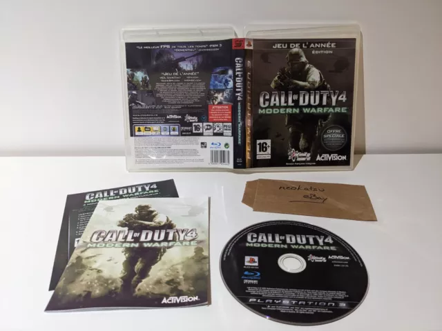 Jeu PS3 - Call of Duty 4 Modern Warfare - Playstation - TBE - FR - COMPLET