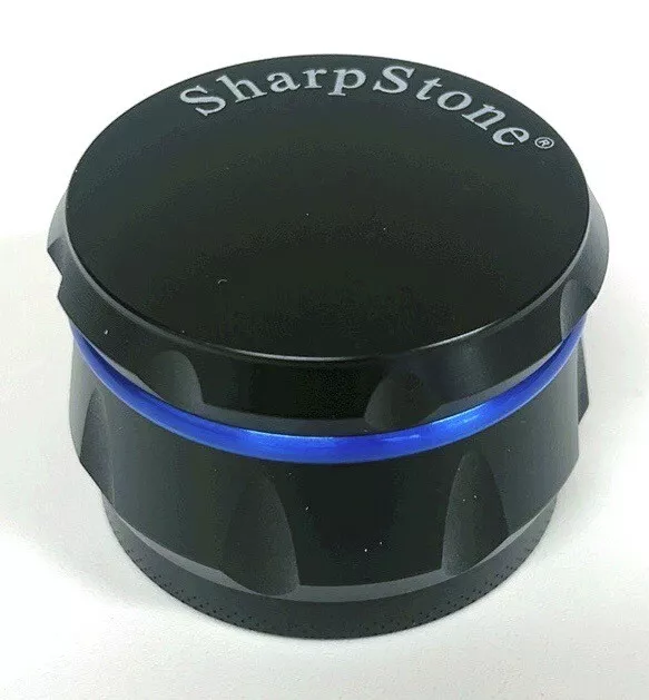 SharpStone #D Spice Herb Tobacco Grinder 2.5 In 4 Piece Crusher Aluminum