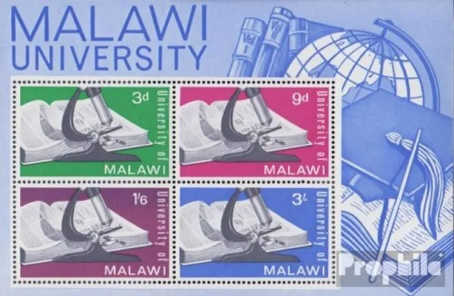 Malawi block4 (complete issue) unmounted mint / never hinged 1965 Malawi-Univers