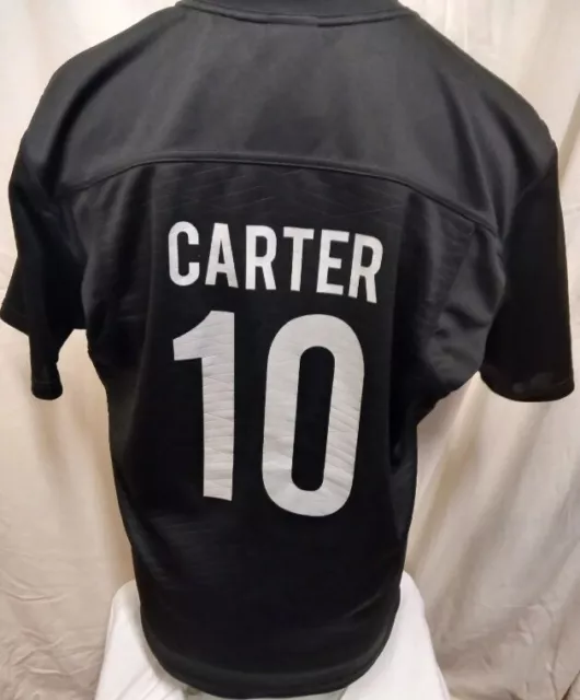 M New Zealand ALL BLACKS Rugby Shirt, Number 10 (Dan Carter), UK Size L