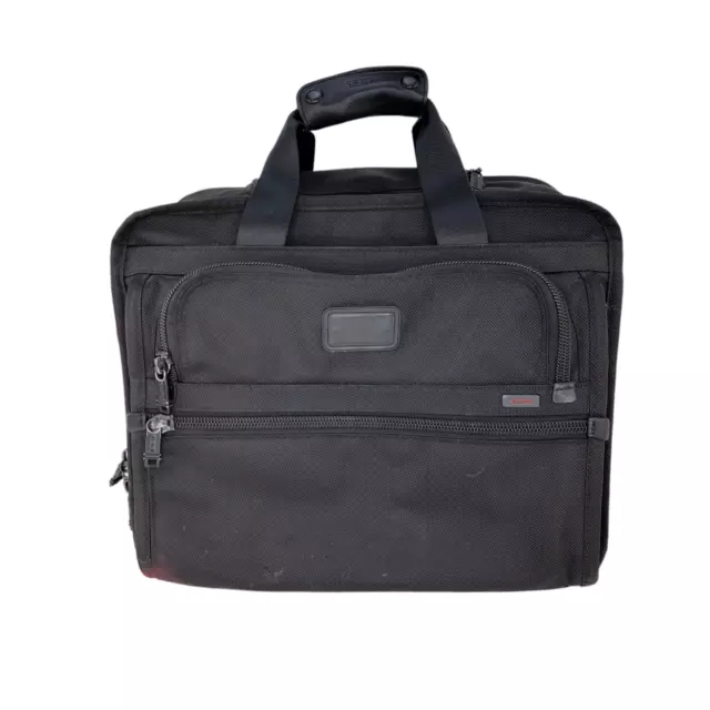 Tumi Alpha 26102DH Ballistic Nylon Rolling Carry On Briefcase Luggage 16"