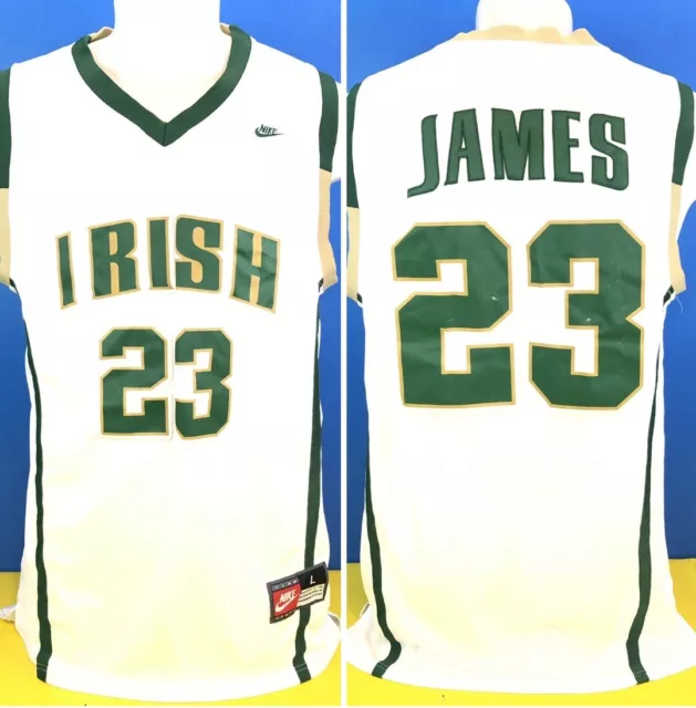 Nike, Shirts, Usedworn Nike Fighting Irish Lebron James Jersey Size S