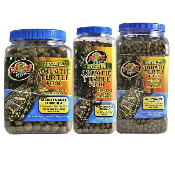 ZooMed Aquatic Turtle Food 45g 212g 340g 1.27k Musk Map Terrapin Floating Pellet