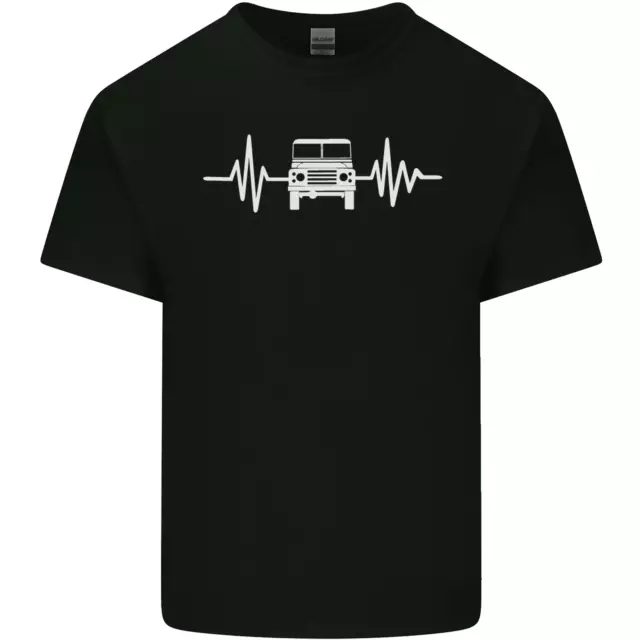 4X4 Heart Beat Pulse Off Road Roading Mens Cotton T-Shirt Tee Top