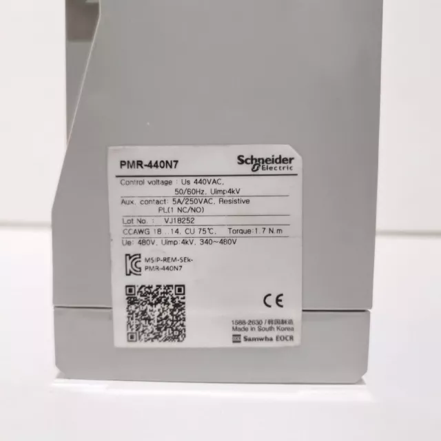 Schneider Electric PMR-44 Relay PMR-440N7 3