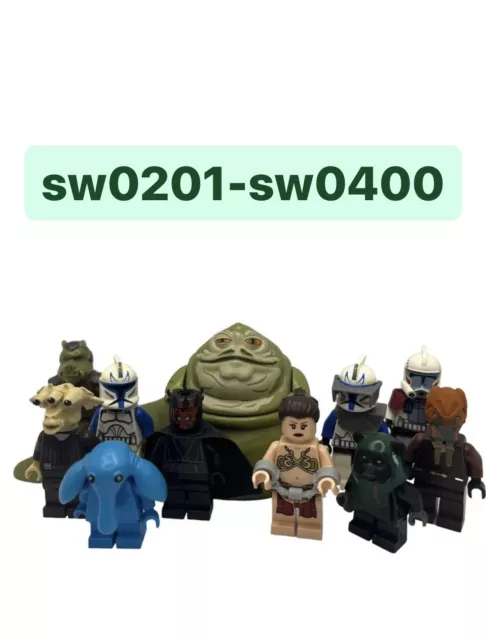 Lego Star Wars Minifiguren / sw0201 - sw0400 / zum Auswählen - Figurensammlung