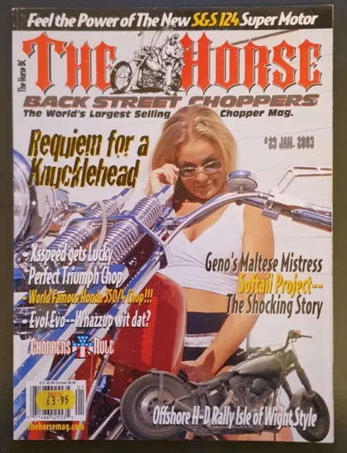 THE HORSE Back Street Häcksler ~ Ausgabe 29 ~ Januar ~ 2003 SELTEN SCHWER ZU FINDEN