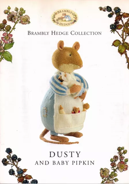 Toy/Doll Brambly Hedge Alan Dart Dusty & Baby Pipkin  Tdb Knitting Pattern