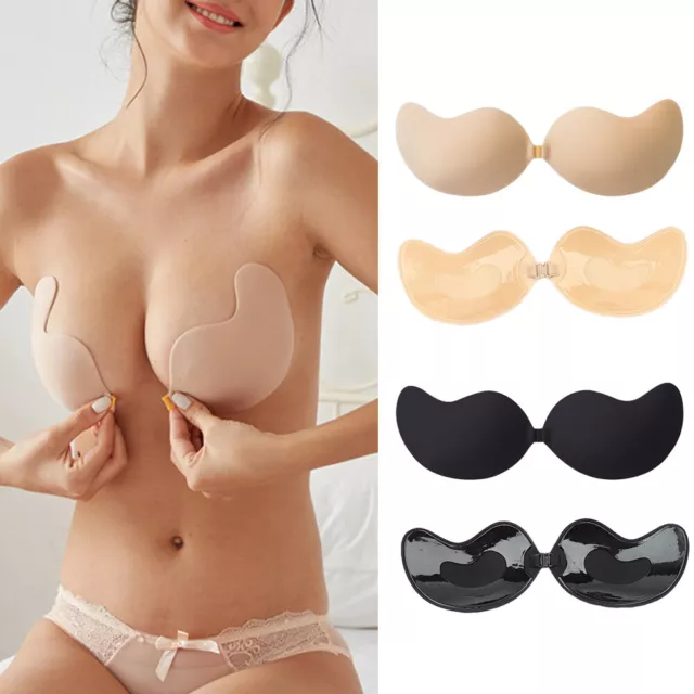 Invisible Bra Silicone Push-Up Strapless Backless Self-Adhesive Gel Magic  Stick