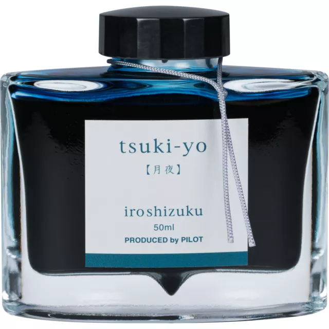 Namiki Pilot Iroshizuku Bottled Ink in Tsuki-Yo Ink (Moonlight) Deep Teal - 50