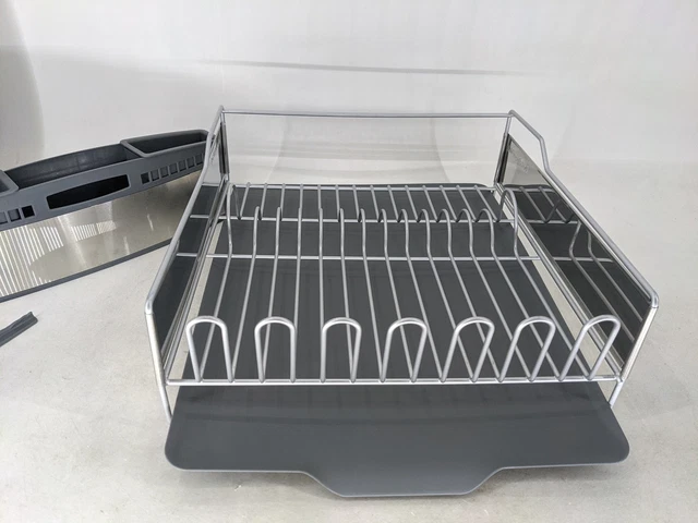 KitchenAid Full Size Dish Rack, Light Grey *READ*