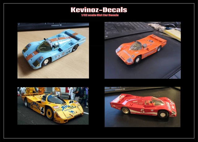 Schematic for Jaguar XJR8/Porsche 962 from Scalextric Le Mans 24 hour