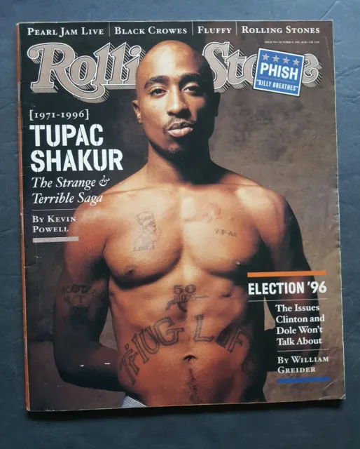 Rolling Stone Magazine Issue 746 October 31,1996 Tupac Shakur Tribute