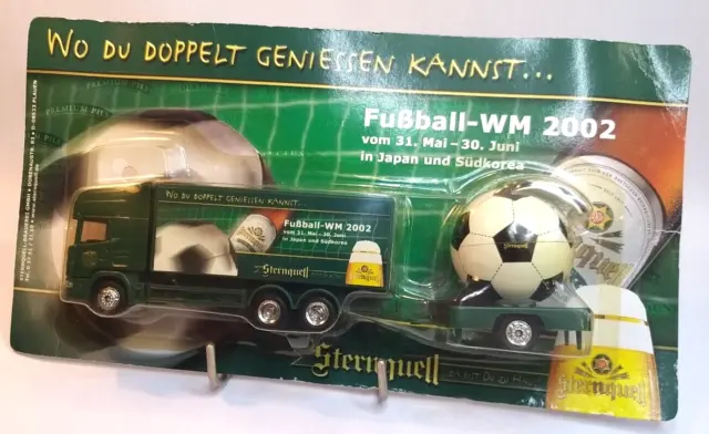 Scania Spielzeug Sternquell Fußball WM 2002 Werbe-/ Biertruck "Geheimfach"