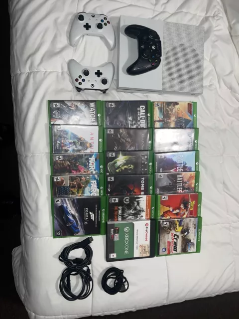 Microsoft Xbox One S 1TB Console - White Bundle