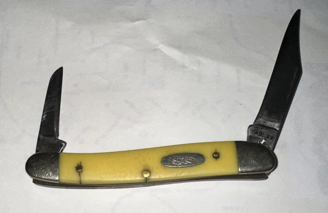 Vintage Case XX #03244 Pocket Knife 3 1/2 Inches Closed Has 2 Blades Good Cond