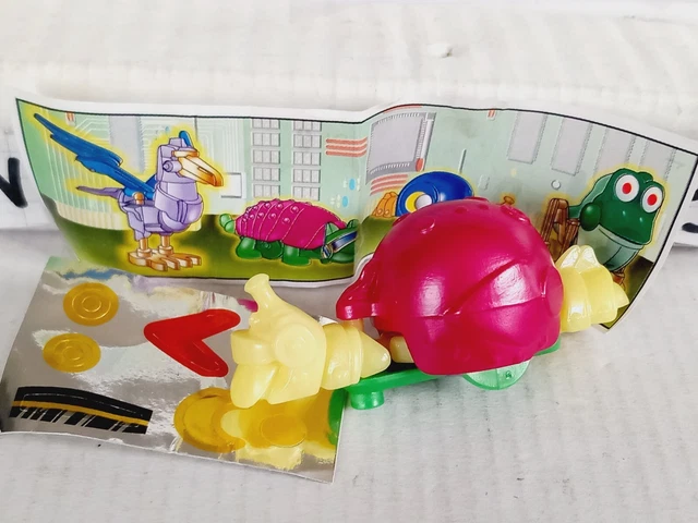 EXTRA KINDER FERRERO SORPRESINE - Série Spéciale Parmalat Avec Les Pierrafeu + 1 Carte Rare Collector !