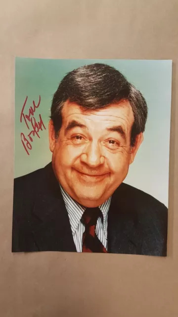 Tom Bosley Autographed Photo 8x10 Actor TV Happy Days signed