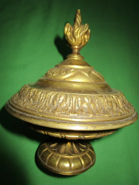 Lot De 6 Glands Laiton Pour Cordon De Store - Hauteur 4,6 Cm - Déco Ancienne