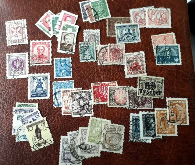 Briefmarken kl. Lot. Polen