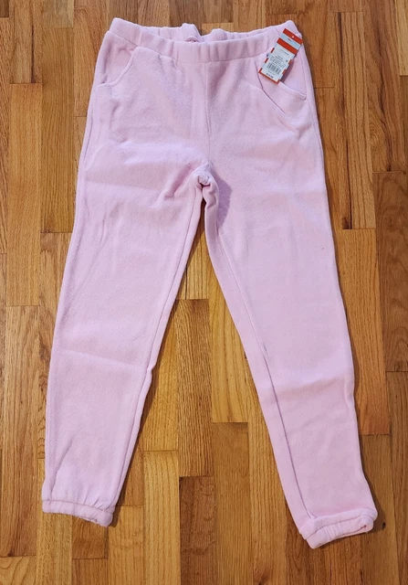 Cat & Jack PINK Fleece Pull On Pajama Pants / Joggers Girls L 10/12 Plus JUNIORS